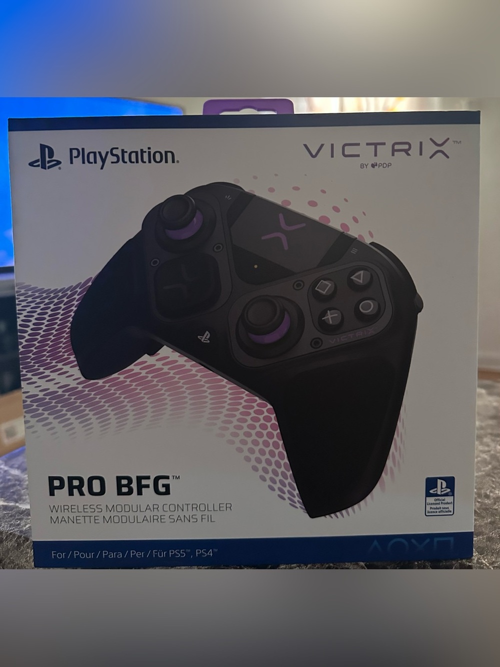 Victrix Pro BFG Wireless Modular Controller - Black with Purple Accents
